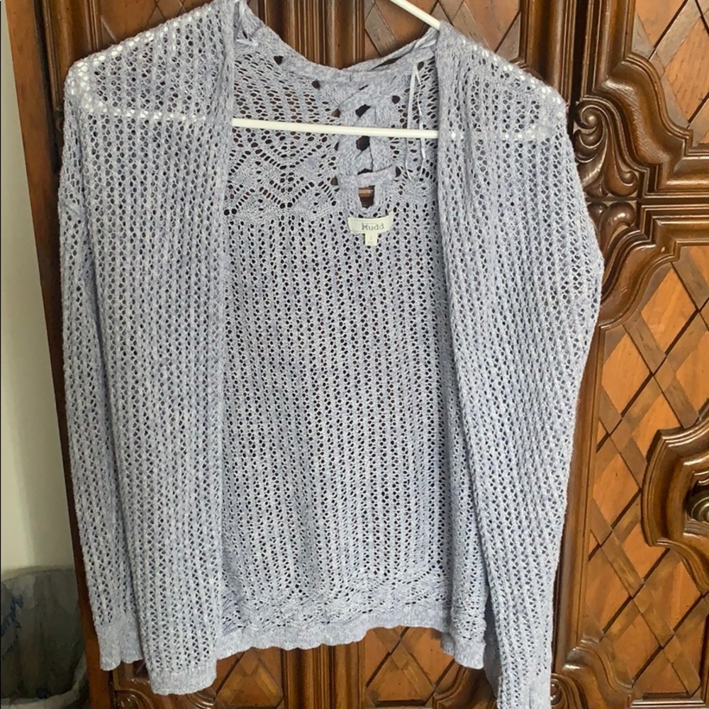 Blue-Grey Cardigan